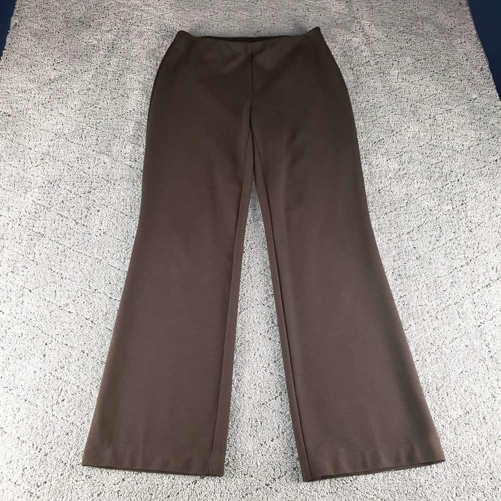 J Jill Pants Womens‎ Small Brown Pull On Bootcut Relaxed Stretch Lagenlook